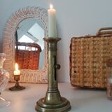 Vintage push candle holder