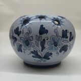 Nevers ceramic flower vase by JM Montagnon