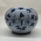 Nevers ceramic flower vase by JM Montagnon