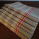 6 antique tea towels vintage cotton Métis 74 x 74