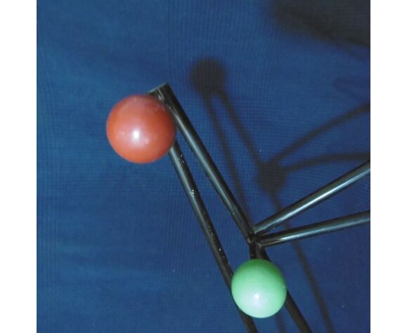 Coat Rack By Roger Feraud Vintage Modernist Colored Ball 50 60 Selency Coat Rack By Roger Feraud Vintage, Colored Ball Coat Rack