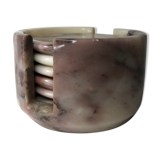 Glass bottoms with onyx support