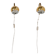 Pair of wall lamps by Möllers Armatur Eskilstuna, '50s