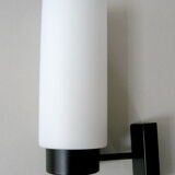 Applique vintage 1950 métal & verre