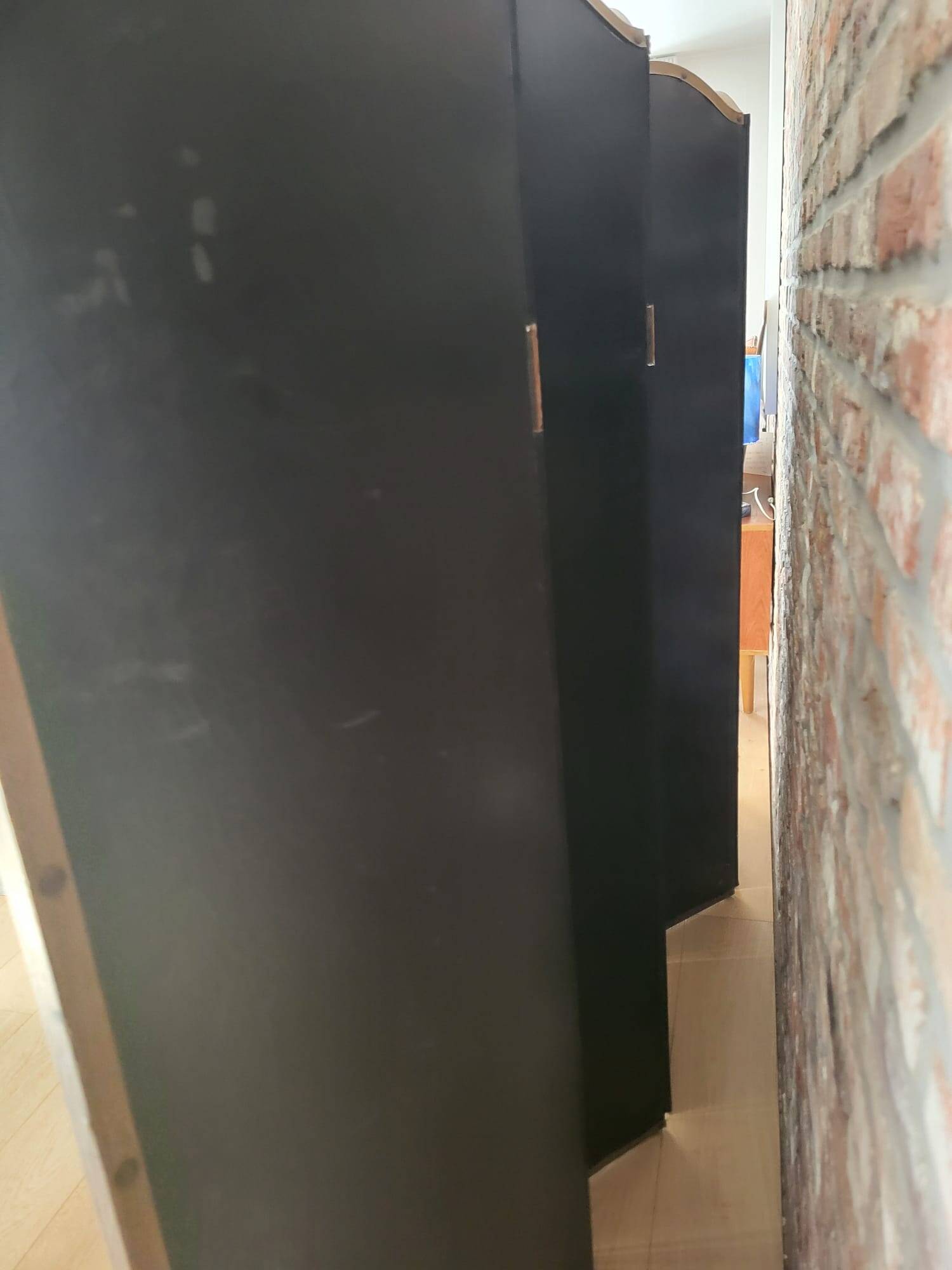 Rare paravent Art déco peint à la main dans le style de Michel-Ange