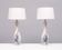 Pair Large Ceramic Table lamps Schoonhoven Plateel 1970s