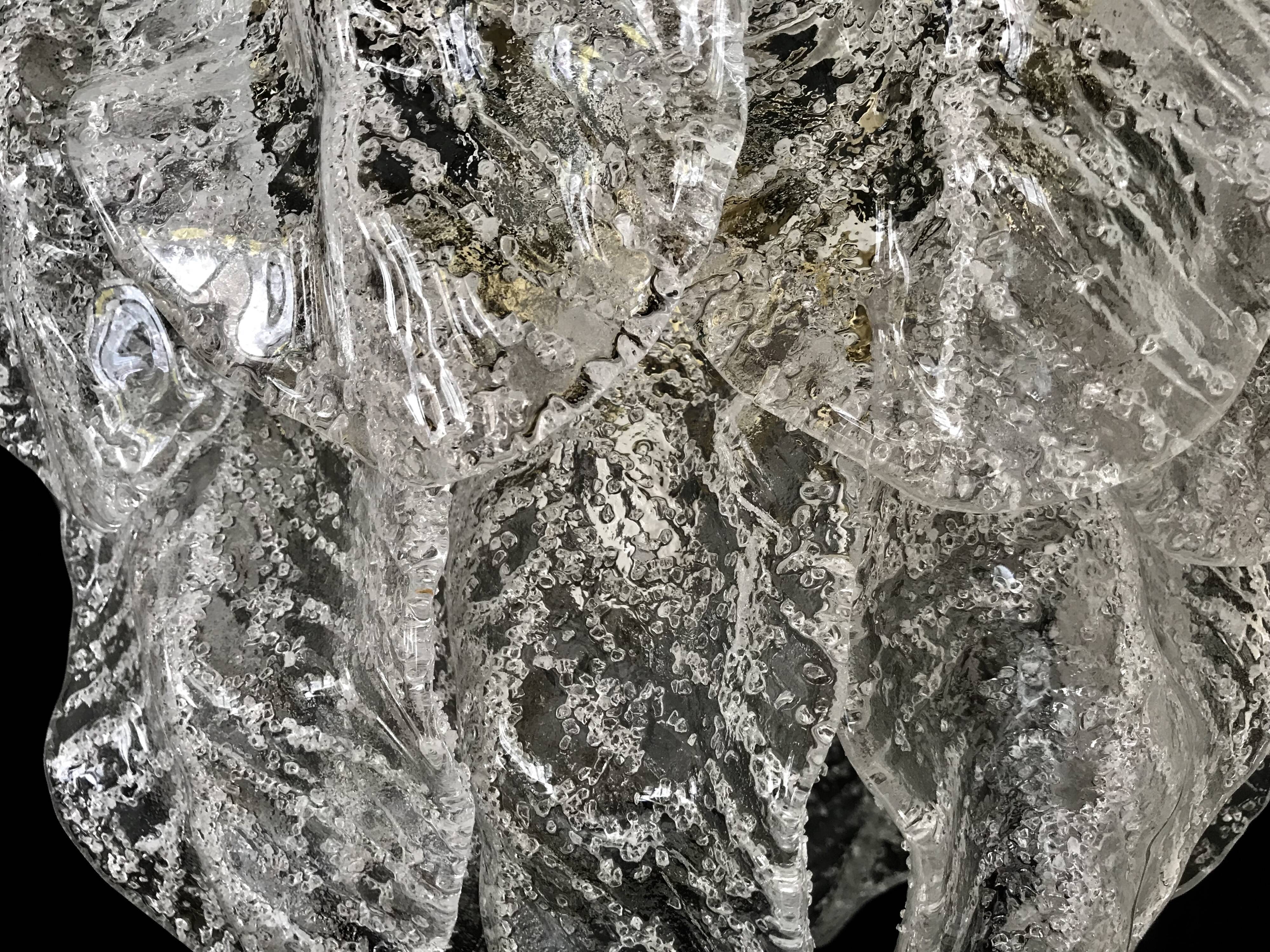 Mazzega chandelier in Murano glass 1960