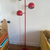 Red floor lamp