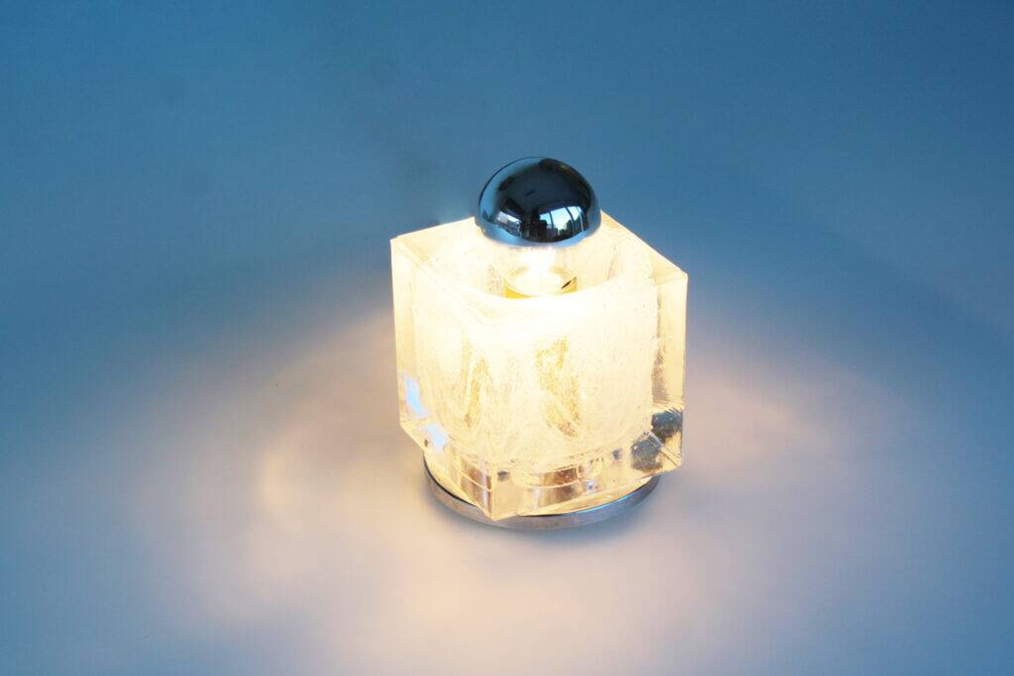 Pair of 1970s Murano glass wall sconces by Mazzega