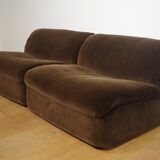 Modular crawler armchairs, 1970s, set of 5