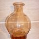 Carafe art-deco pink molded glass