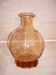 Carafe art-deco pink molded glass