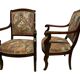Four 19th century mahogany armchairs