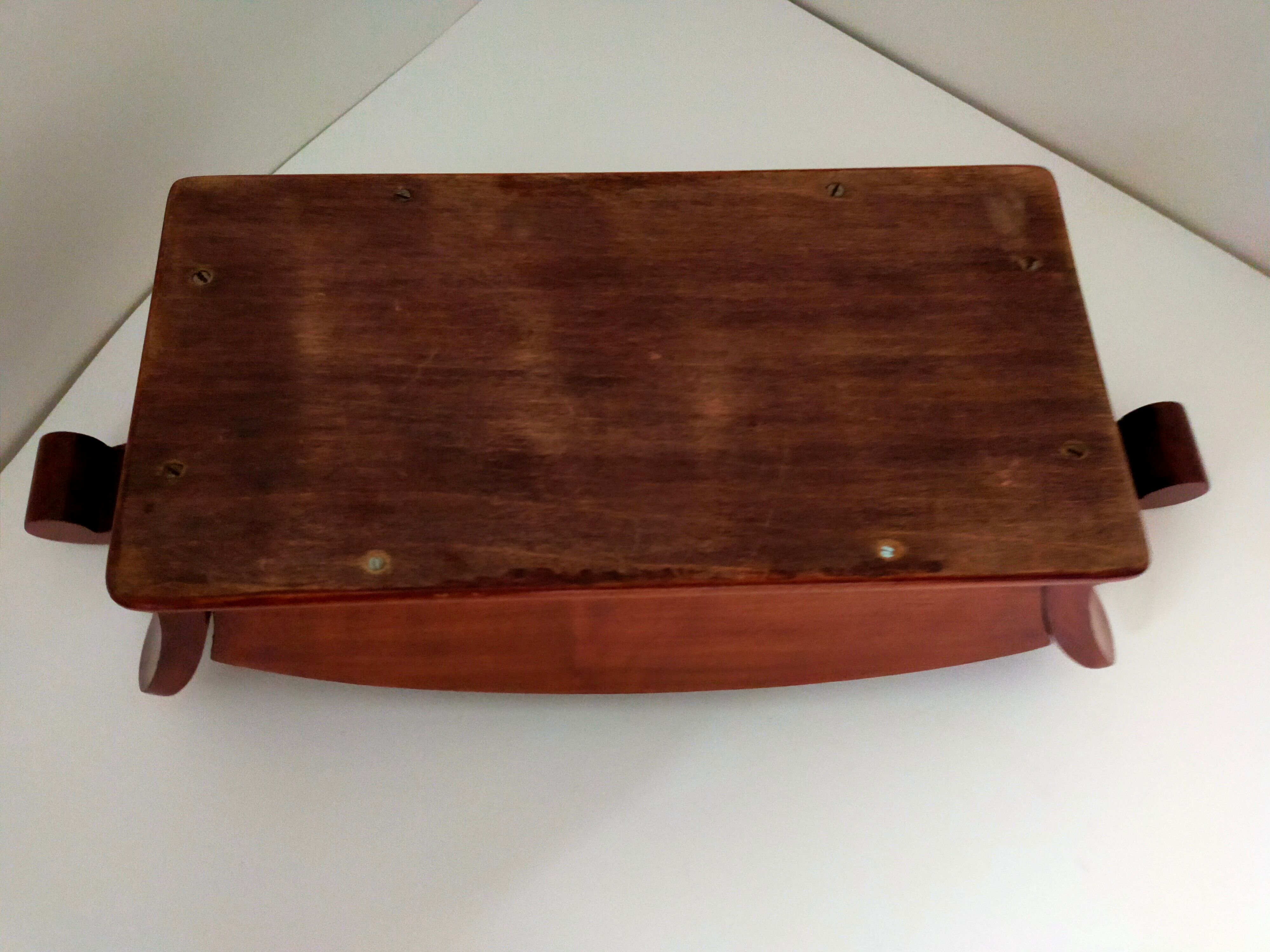 Wooden top box basket basket vintage