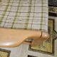 Pair of vintage scandinavian armchairs 1970 scottish fabric