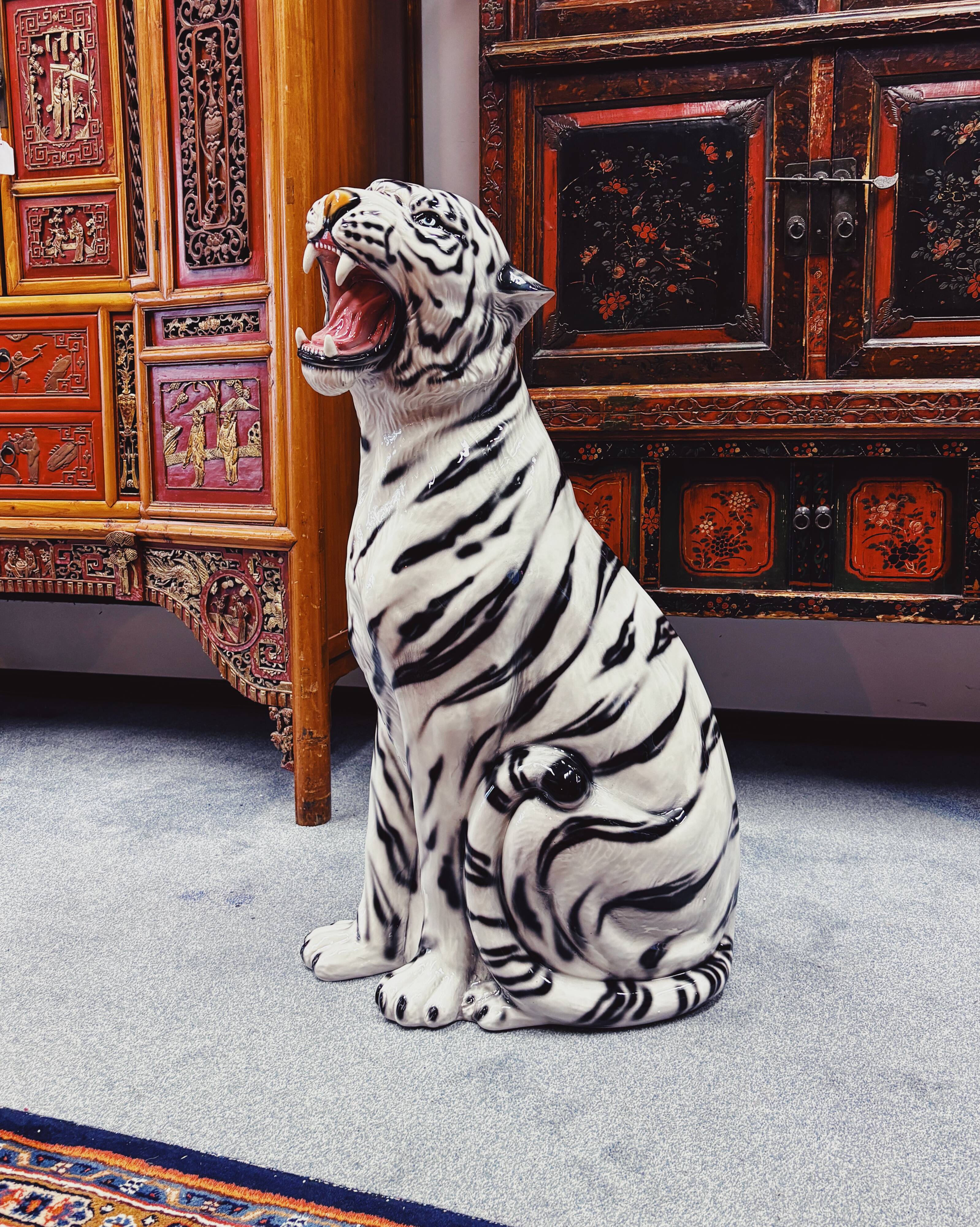 Céramique Tigre Blanc