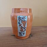 Jean Besnard (1889-1958) - Ceramic vase - Orange colour