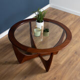 Table basse ronde en teck rétro 'Astro' 'Fresco' par Victor Wilkins pour G Plan