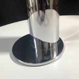 Vintage Floor Lamp • Flame • Stainless Steel • Space Age • 1970