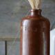 Decorative stoneware bottle