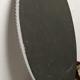 Oval chrome mirror, 60