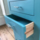 Chiffonnier commode revisité en Menthe Douce de chez Ressources