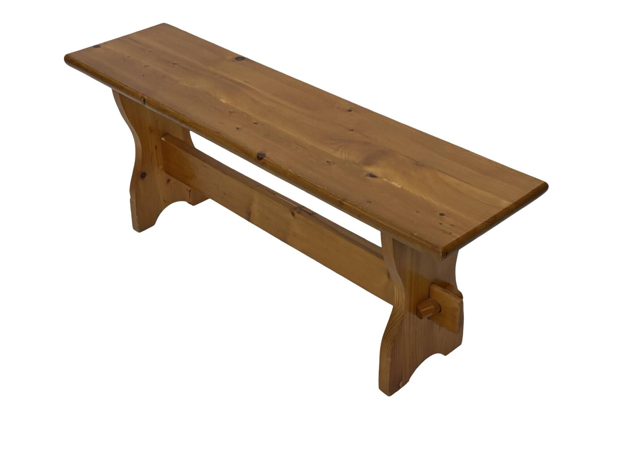 Vintage Pine Bench – 1960s Scandinavian Design small model