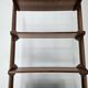 1960s teak floor/sky bookcase with shelves and compartment