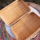 Suitcase vintage wicker