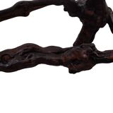 French, Set Of 2 Twisted Grape-vine Roots Bar Stools 1960s