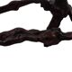 French, Set Of 2 Twisted Grape-vine Roots Bar Stools 1960s