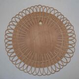 Old rattan mirror 50's years