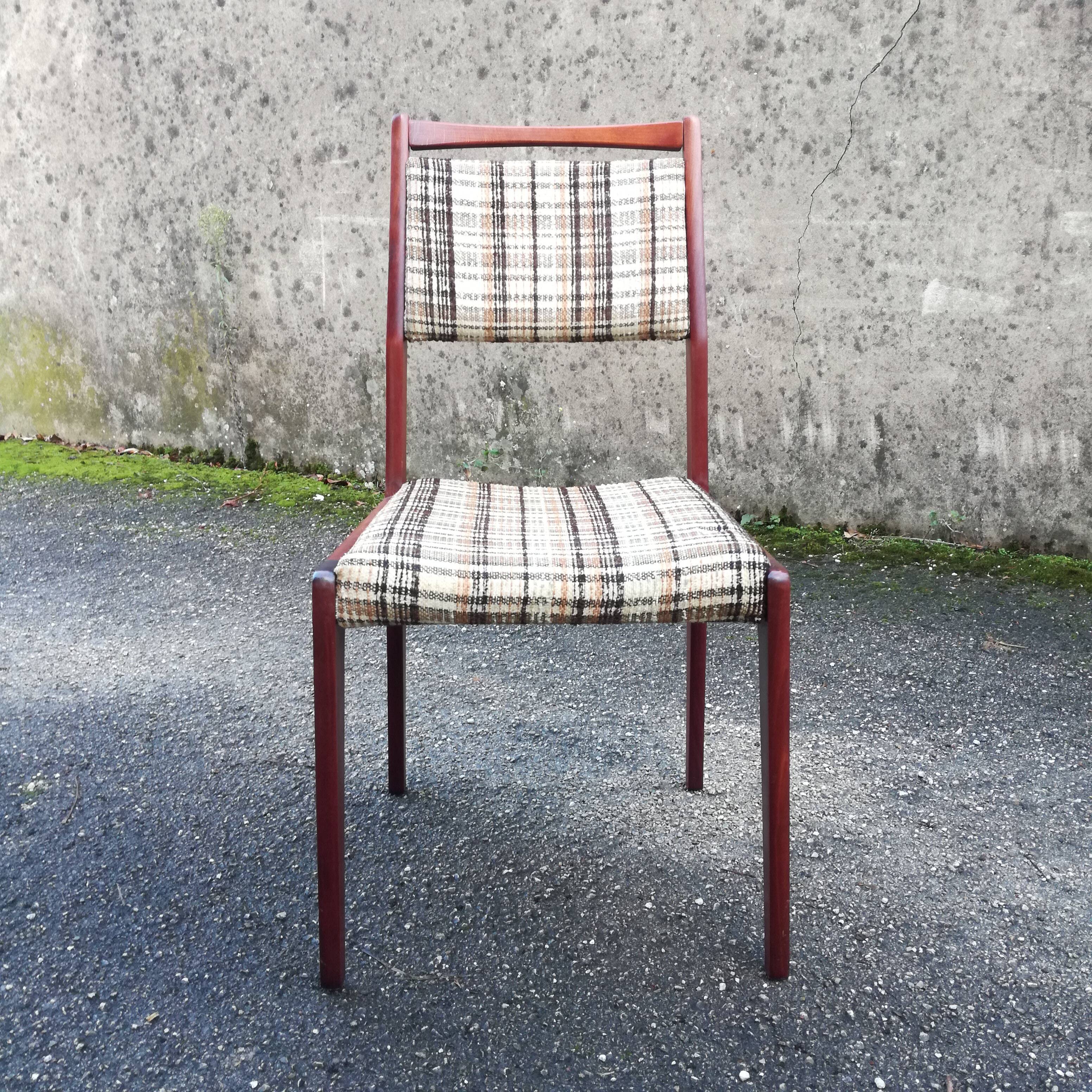 Mahogany chairs 1960