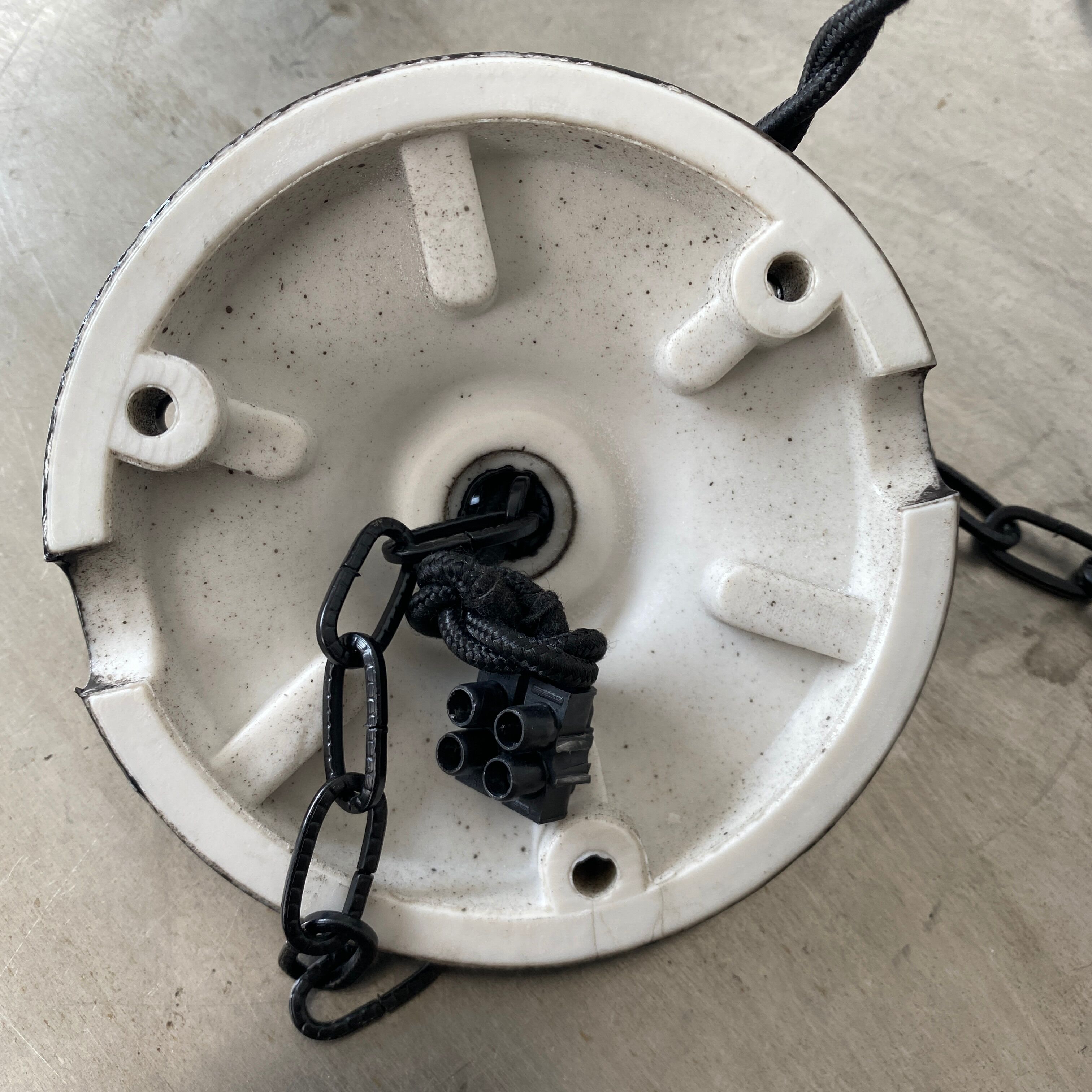 Old art-deco hanging lamp