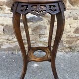 Guéridon porte plante art deco sellette style coloniale asie vintage 1930s