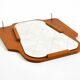 1930s Wall Mirror, Teak and Plywood, Abstract Design, Germany