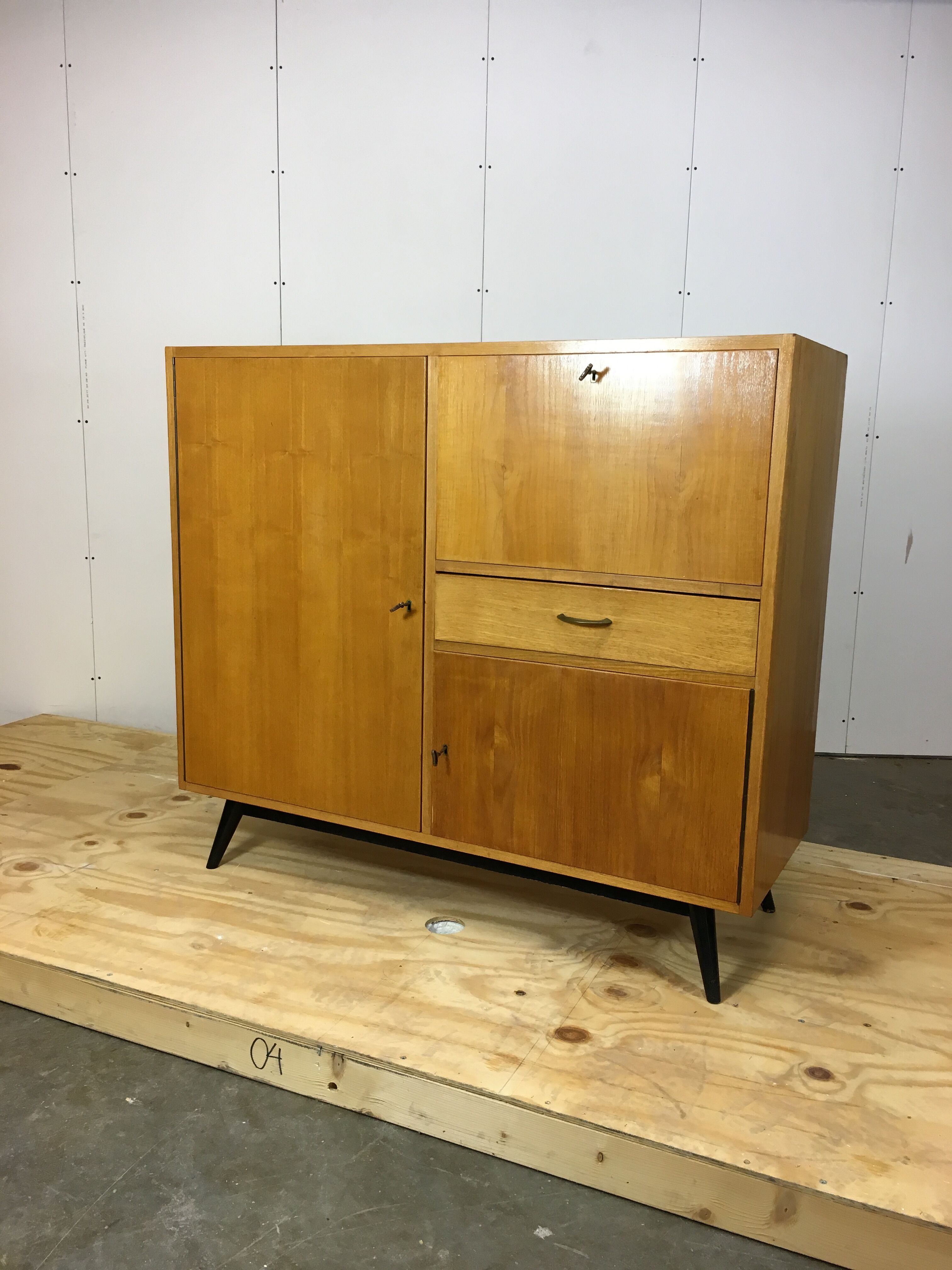 Mid-century birch cabinet, 1950