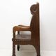 Late 19th century massive throne chair