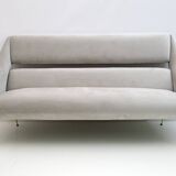 Canapé moderne italien du milieu du siècle en velours pour Minotti, Gigi Radice, 1950s