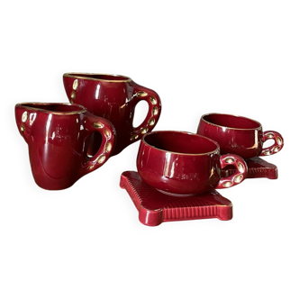 Magdalithe France coffee or chocolate set