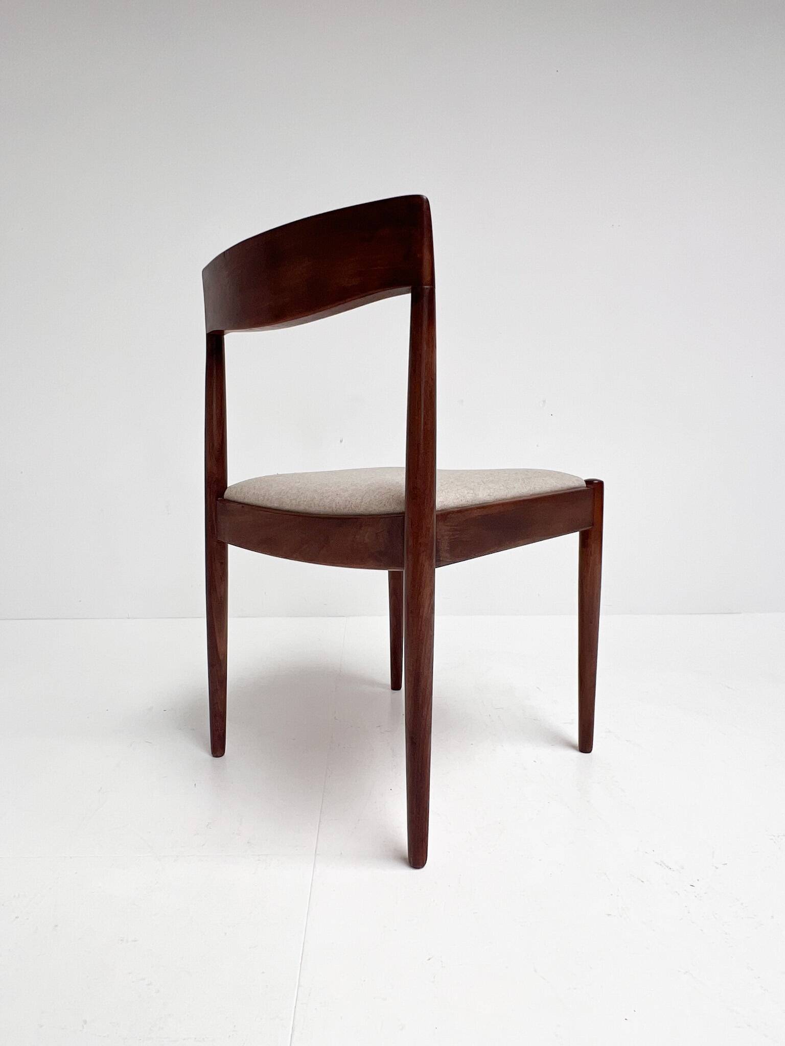 Set of 4 Mid Century Danish design chairs, 1960s
