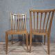 Paire de chaises vintage en bois clair, au design sobre et élégant, ( 1950)