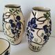 Poët-Laval Trio “Wisteria” – 2 vases no. 721 & boat planter no. 729
