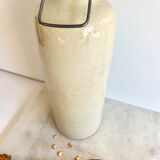 Cream stoneware bottle