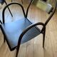 Set of 4 industrial chairs with armrests