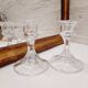 Paire bougeoirs de table