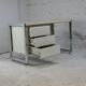 Bureau "space age". Acier laqué, acier chromé. France, circa 1970