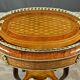 Planter in Precious Wood Marquetry, Napoleon III Period – Mid-19th Century