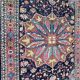 Ancient Persian carpet yazd 126x196 cm