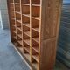 Authentic large vintage solid wood filing cabinet